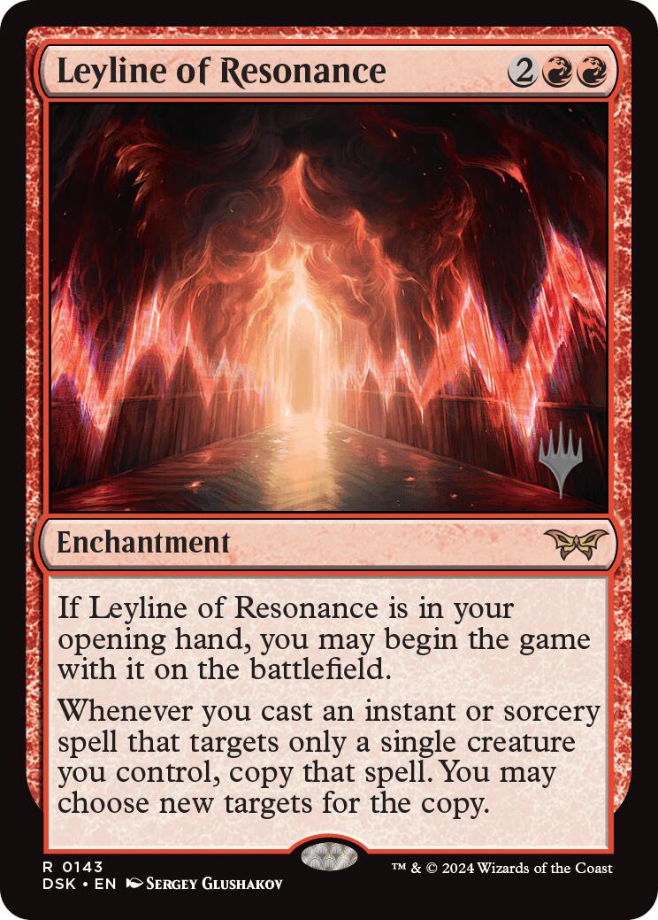 Leyline of Resonance [Duskmourn: House of Horror Promo Pack]