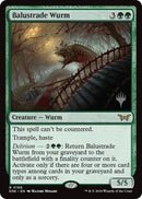 Balustrade Wurm [Duskmourn: House of Horror Promo Pack]