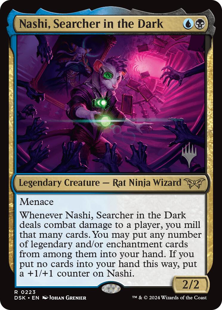 Nashi, Searcher in the Dark [Duskmourn: House of Horror Promo Pack]