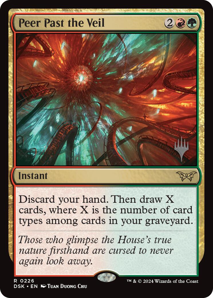 Peer Past the Veil [Duskmourn: House of Horror Promo Pack]