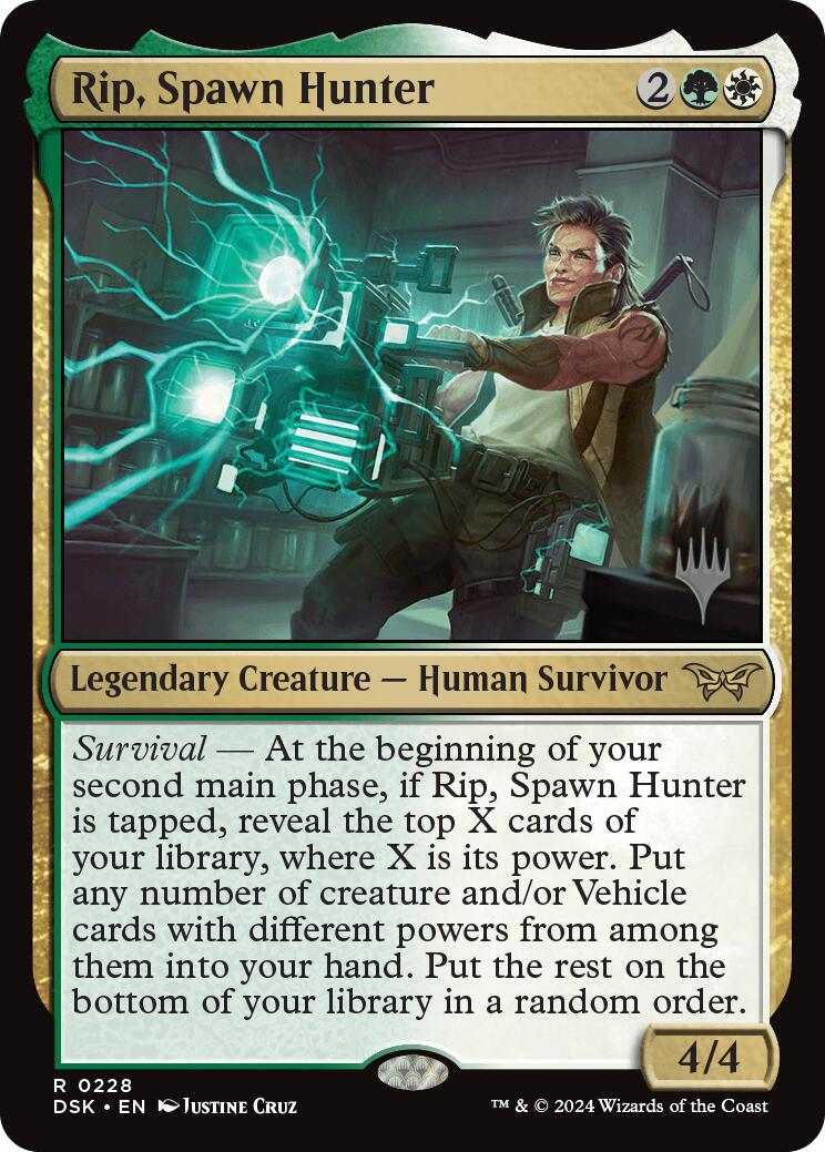 Rip, Spawn Hunter [Duskmourn: House of Horror Promo Pack]