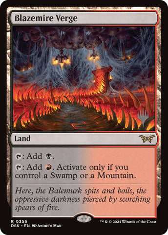 Blazemire Verge [Duskmourn: House of Horror Promo Pack]