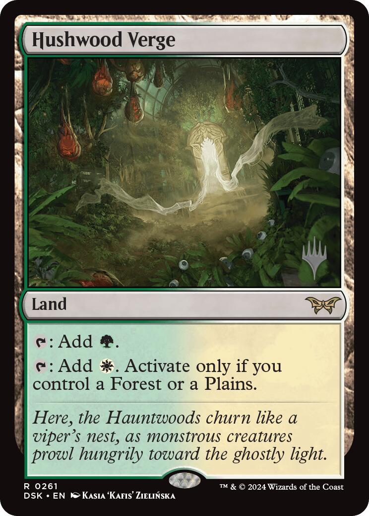 Hushwood Verge [Duskmourn: House of Horror Promo Pack]