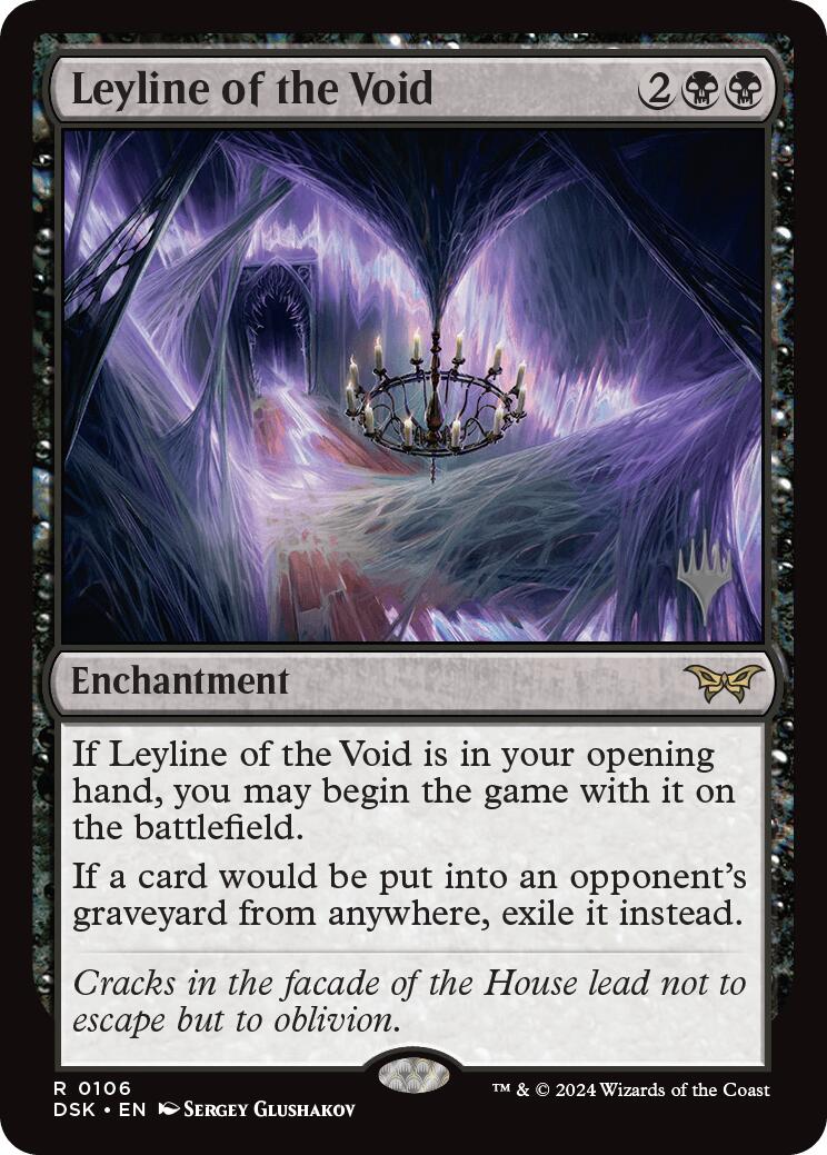 Leyline of the Void [Duskmourn: House of Horror Promo Pack]