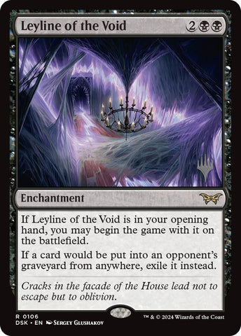 Leyline of the Void [Duskmourn: House of Horror Promo Pack]