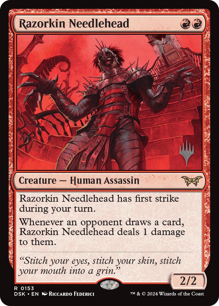 Razorkin Needlehead [Duskmourn: House of Horror Promo Pack]