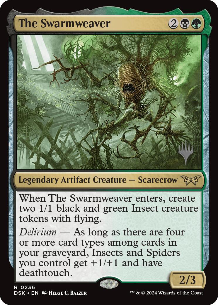 The Swarmweaver (0236) [Duskmourn: House of Horror Promo Pack]