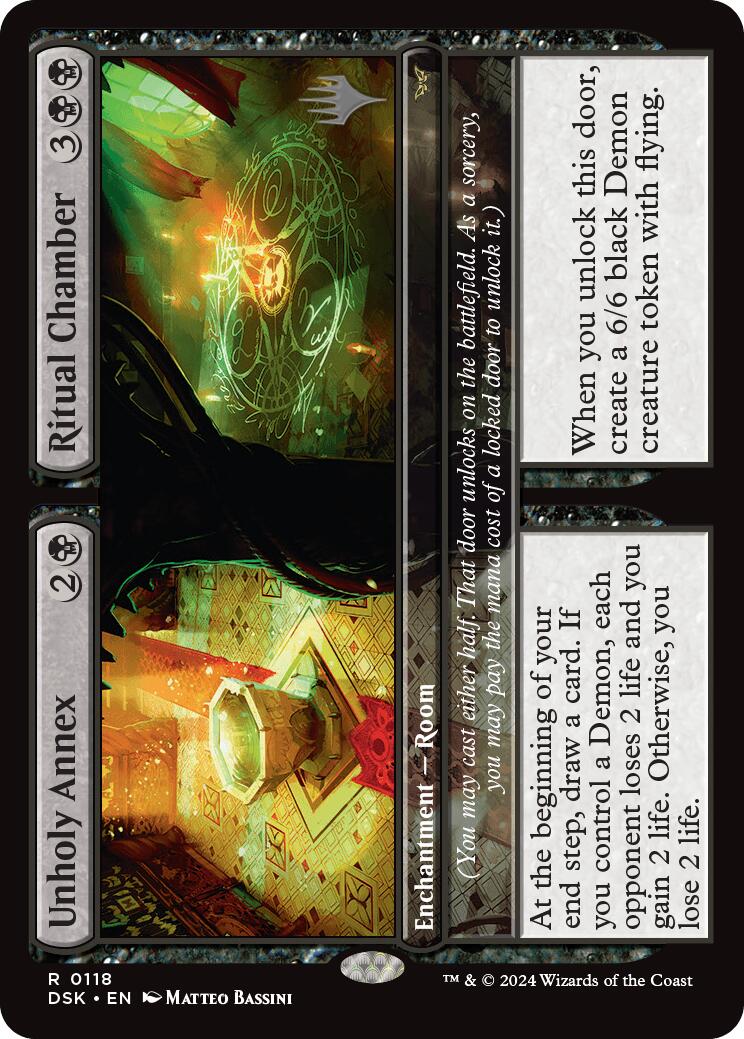 Unholy Annex // Ritual Chamber [Duskmourn: House of Horror Promo Pack]