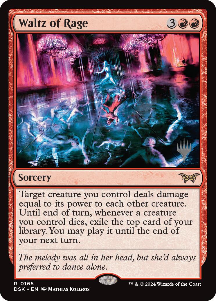 Waltz of Rage [Duskmourn: House of Horror Promo Pack]