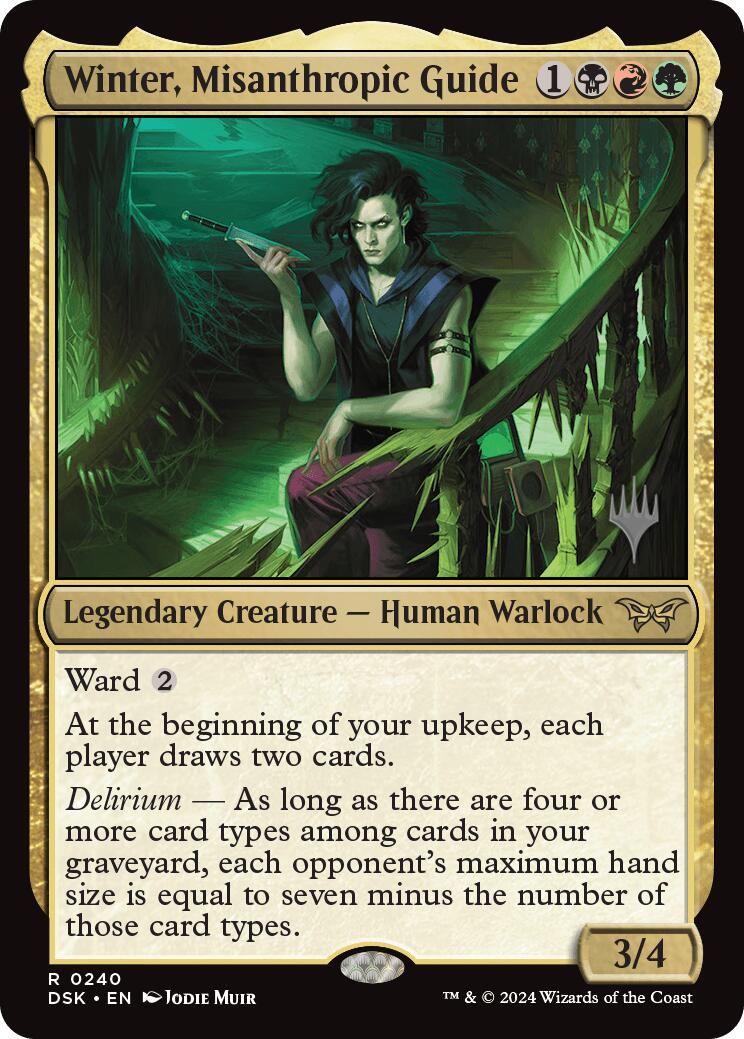 Winter, Misanthropic Guide [Duskmourn: House of Horror Promo Pack]