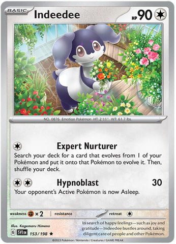 Indeedee (153/198) (Scarlet & Violet: Base Set) [Theme Deck Exclusive]