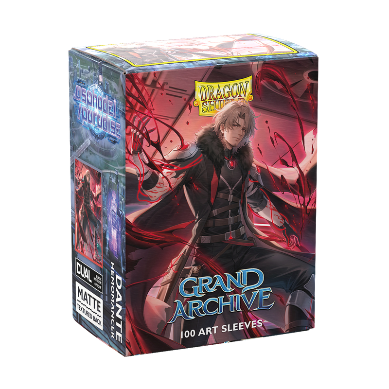 Dragon Shield: Standard 100ct Art Sleeves - Grand Archive (Dante, Hemomancer - Matte)
