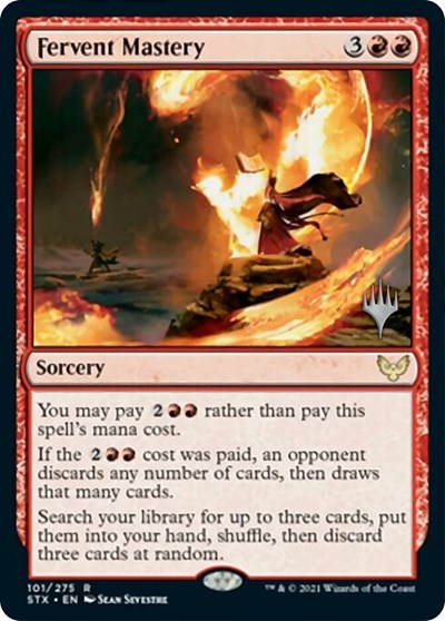 Fervent Mastery (Promo Pack) [Strixhaven: School of Mages Promo Pack]