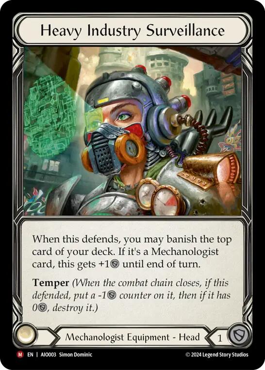 Heavy Industry Surveillance [AIO003] (Armory Deck: Dash) Rainbow Foil