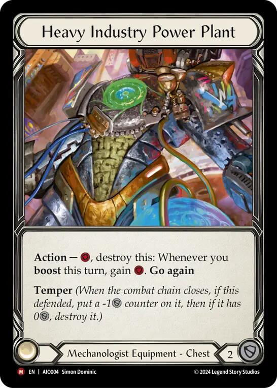 Heavy Industry Power Plant [AIO004] (Armory Deck: Dash) Rainbow Foil