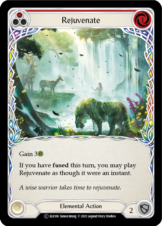 Rejuvenate (Red) [U-ELE106] (Tales of Aria Unlimited) Unlimited Rainbow Foil
