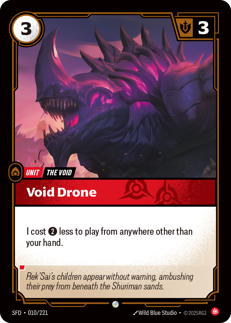 front of card Void Drone [Spiritforged] 010/221