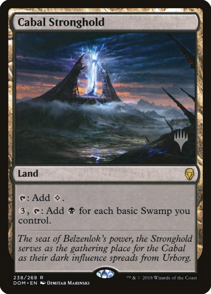 Cabal Stronghold (Promo Pack) [Dominaria Promo Pack]