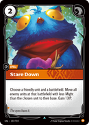 front of card Stare Down [Unleashed] 107/219