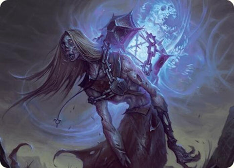 Soul-Shackled Zombie Art Card (9/54) [Foundations Art Series]