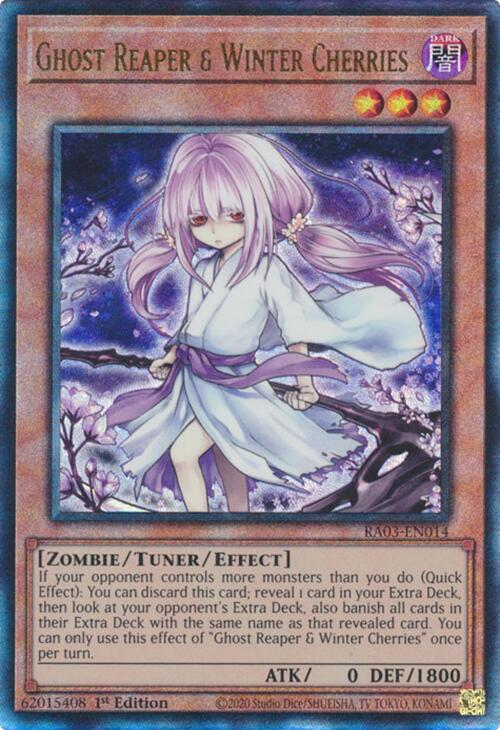 Ghost Reaper & Winter Cherries (UTR) [RA03-EN014] Prismatic Ultimate Rare