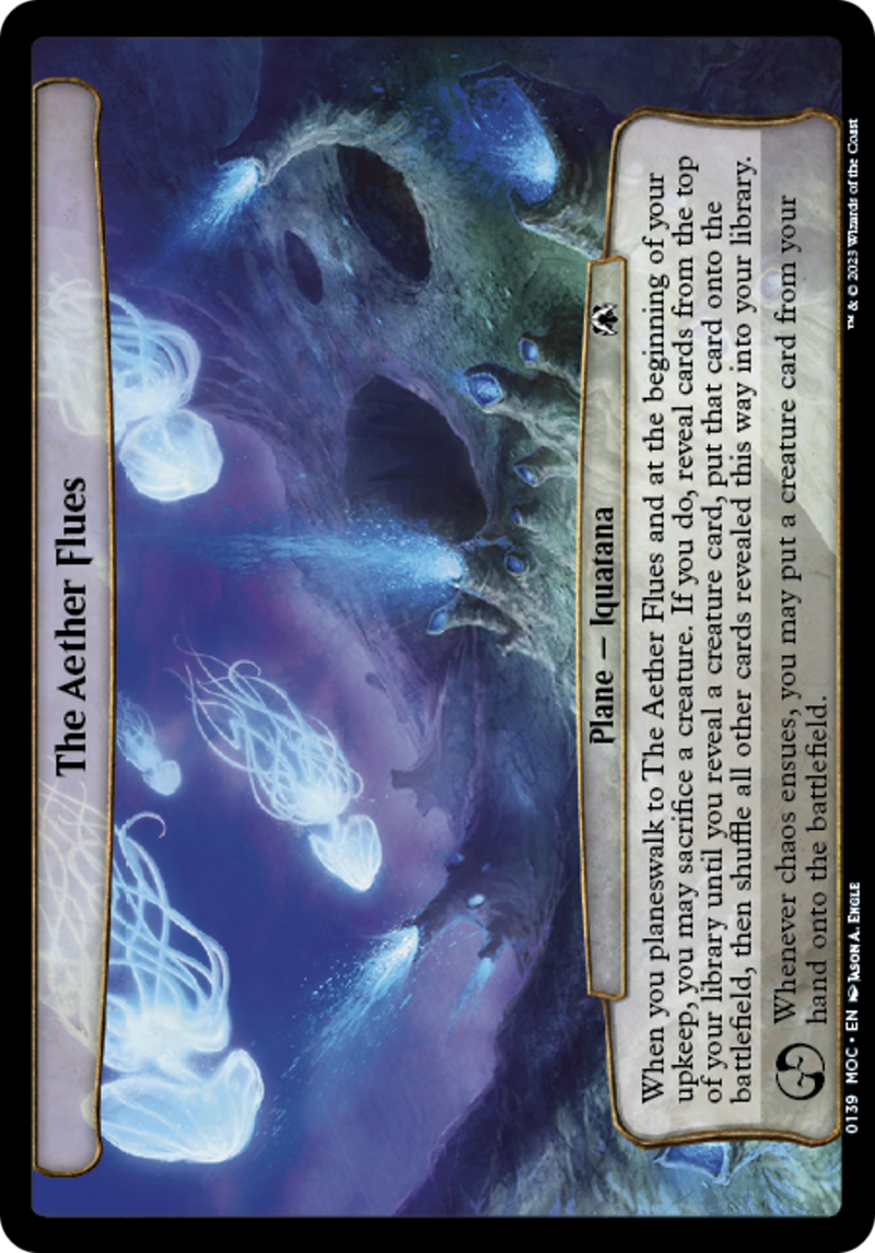 (Oversized Plane) The Aether Flues [March of the Machine Commander Planes]