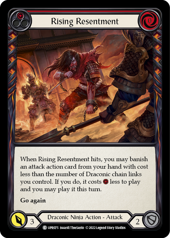 Rising Resentment (Red) [UPR075] (Uprising) Rainbow Foil