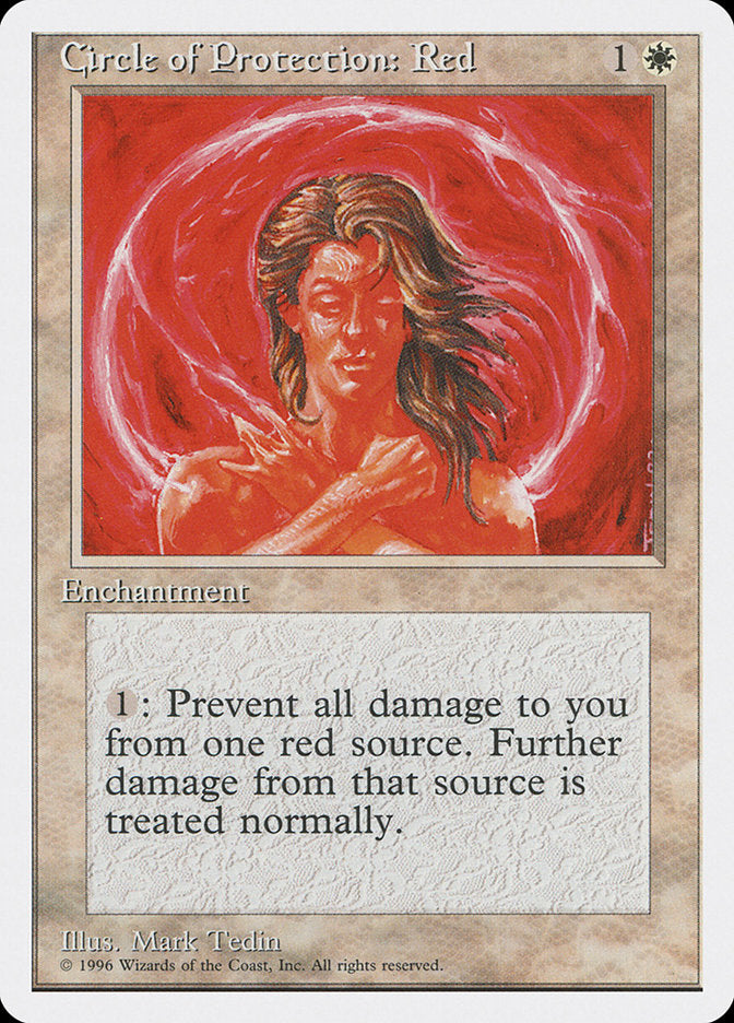Circle of Protection: Red (4th Ed 1996 Dated) [Introductory Two-Player Set]