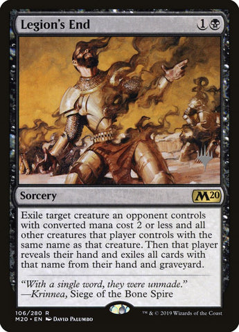 Legion's End (Promo Pack) [Core Set 2020 Promo Pack]