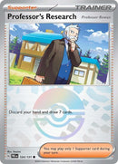 Professor's Research (124/131) (Professor Rowan) (Poke Ball Pattern) [Scarlet & Violet: Prismatic Evolutions]
