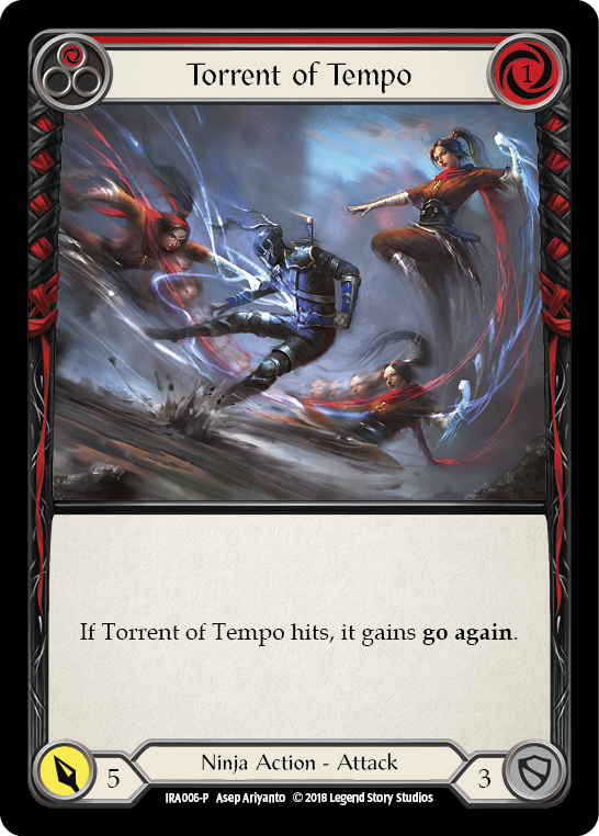 Torrent of Tempo [IRA006-P] (Ira Welcome Deck) 1st Edition Normal