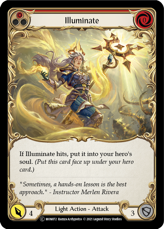 Illuminate (Red) [U-MON072-RF] (Monarch Unlimited) Unlimited Rainbow Foil