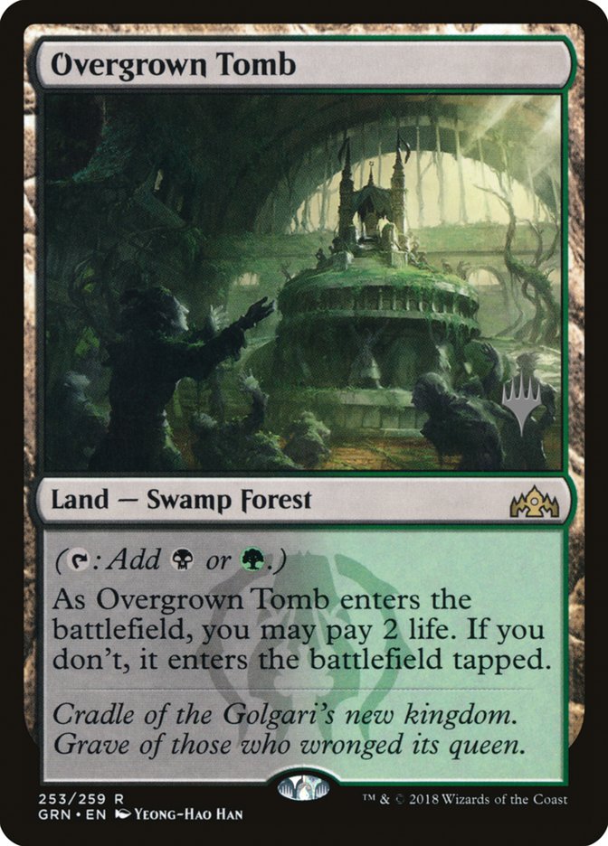 Overgrown Tomb (Promo Pack) [Guilds of Ravnica Promo Pack]