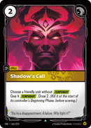 front of card Shadow's Call [Unleashed] 165/219