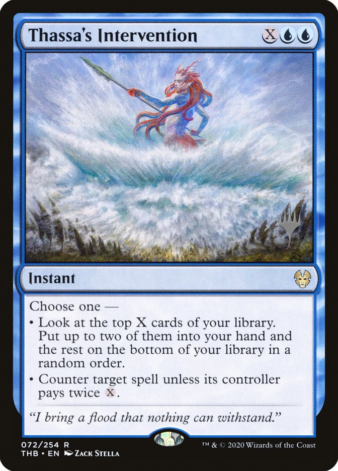 Thassa's Intervention (Promo Pack) [Theros Beyond Death Promo Pack]