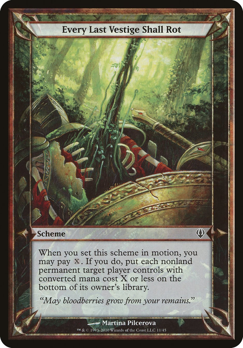 (Oversized Schemes) Every Last Vestige Shall Rot [Archenemy Schemes]