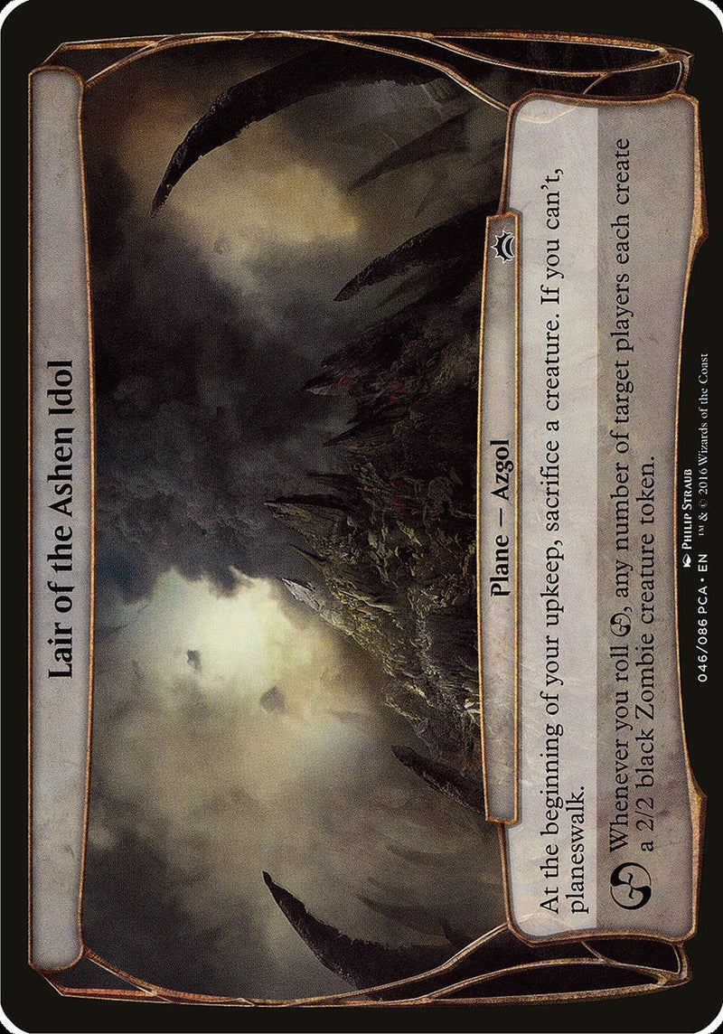 (Oversized Plane) Lair of the Ashen Idol [Planechase Anthology Planes]
