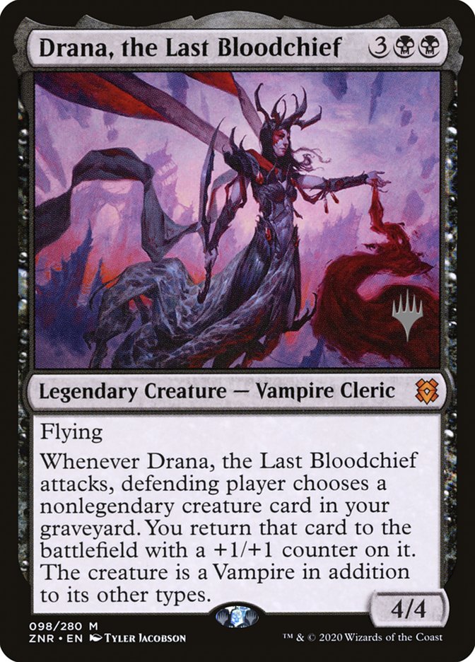 Drana, the Last Bloodchief (Promo Pack) [Zendikar Rising Promo Pack]