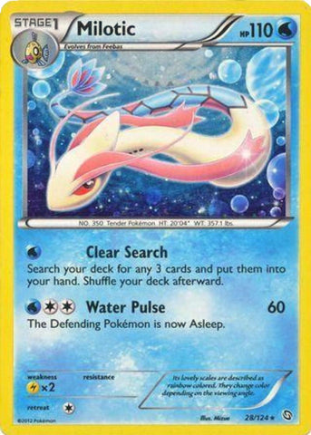 Milotic (28/124) (Cosmos Holo) (Black & White: Dragons Exalted) [Theme Deck Exclusive]