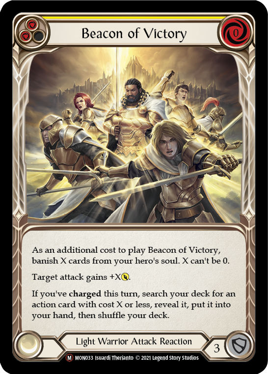 Beacon of Victory [U-MON033-RF] (Monarch Unlimited) Unlimited Rainbow Foil
