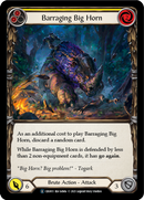Barraging Big Horn (Yellow) [U-CRU011] (Crucible of War Unlimited) Unlimited Rainbow Foil