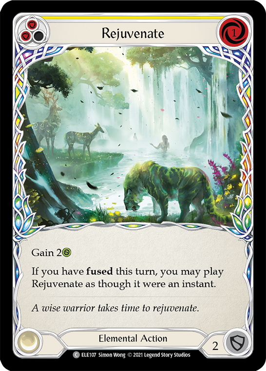 Rejuvenate (Yellow) [ELE107] (Tales of Aria) 1st Edition Normal