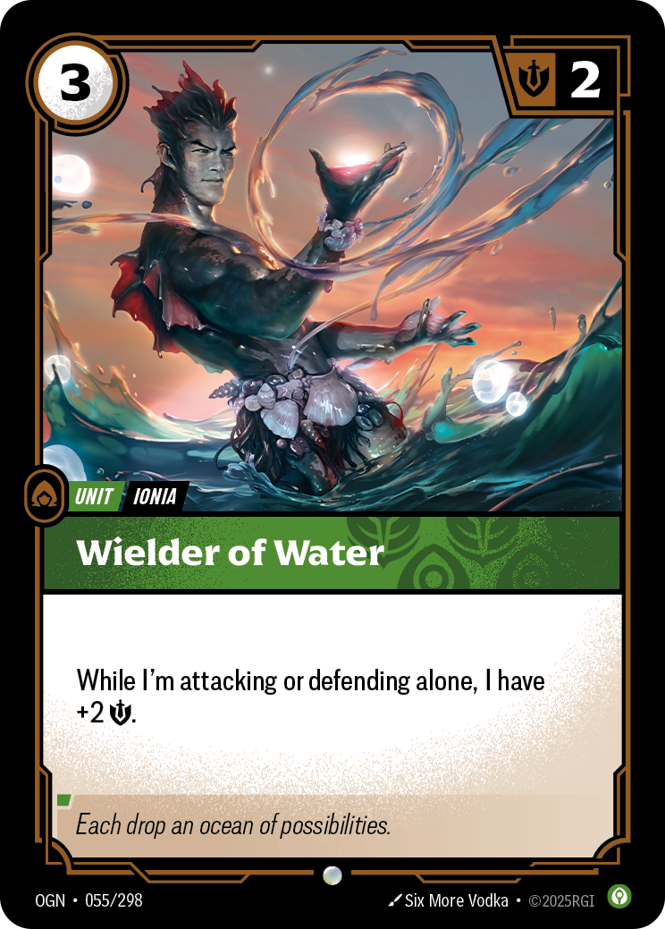 front of card Wielder of Water [Origins]