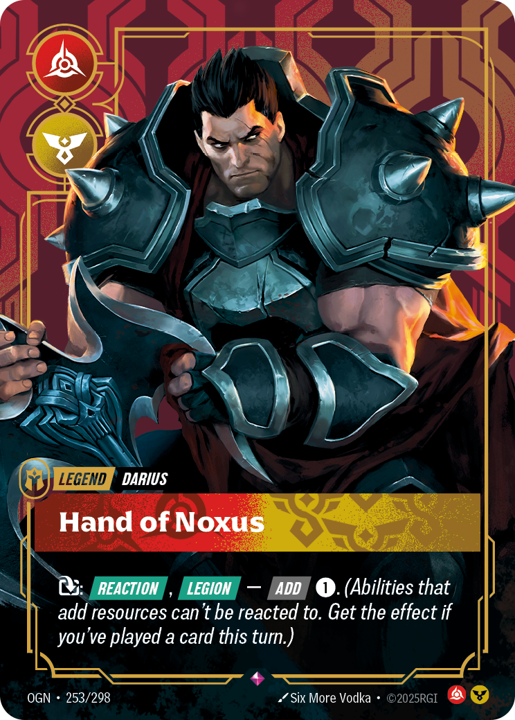 front of card Darius, Hand of Noxus [Origins]