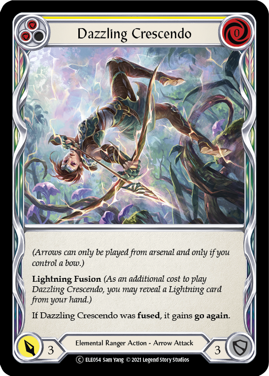 Dazzling Crescendo (Yellow) [U-ELE054] (Tales of Aria Unlimited) Unlimited Normal