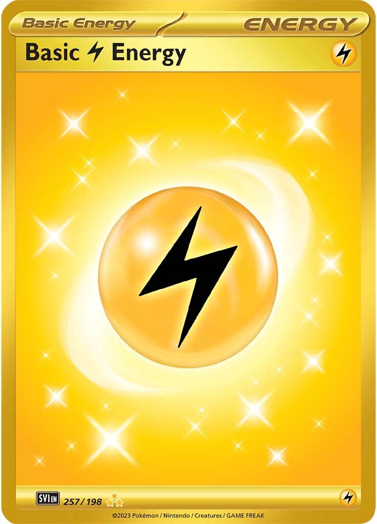 Basic Lightning Energy (257/198) [Scarlet & Violet: Base Set]