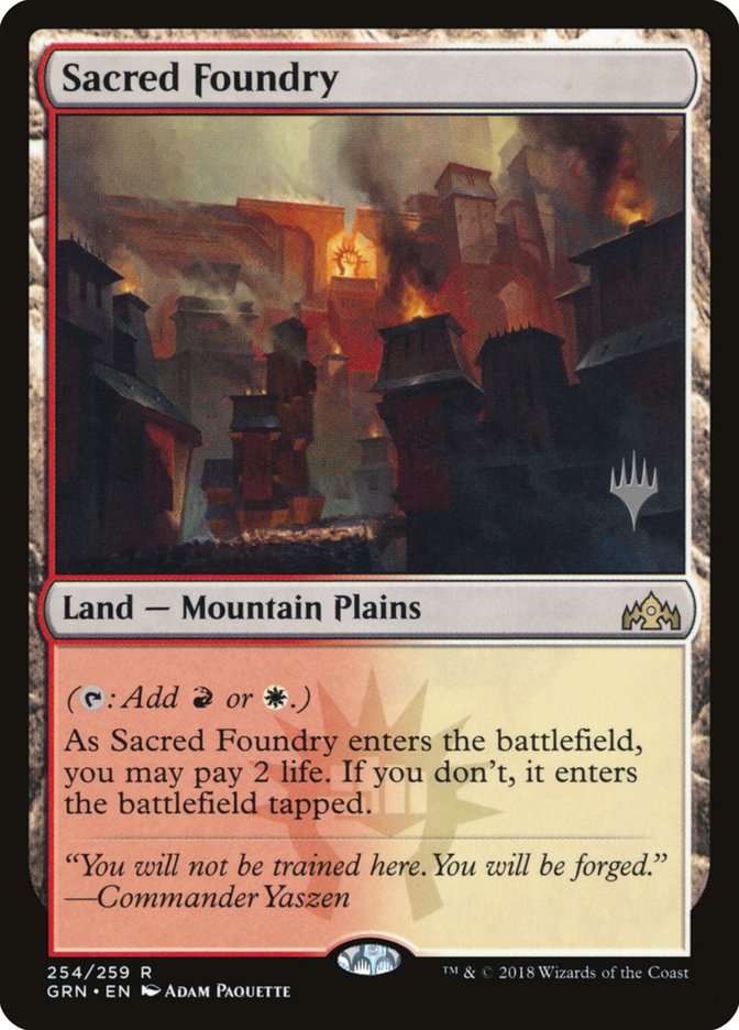 Sacred Foundry (Promo Pack) [Guilds of Ravnica Promo Pack]