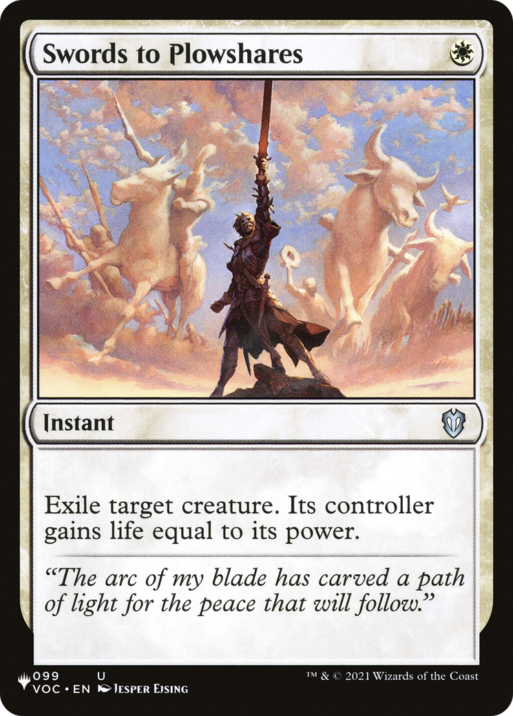 Swords to Plowshares (List) [Secret Lair: Angels]