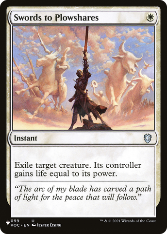 Swords to Plowshares (List) [Secret Lair: Angels]