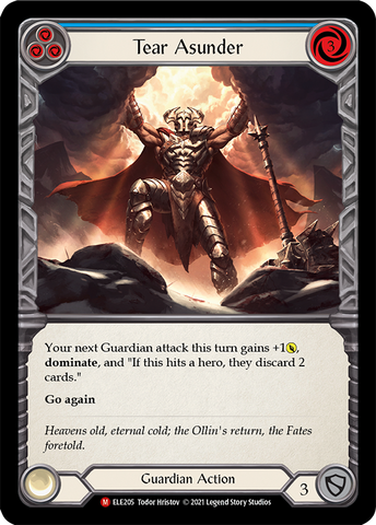 Tear Asunder [ELE205] (Tales of Aria) 1st Edition Rainbow Foil